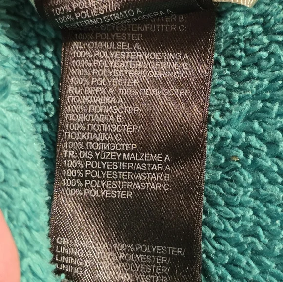 The North Face Osito Fleece Jacket – Teal – Size Small - Picture 6 of 7